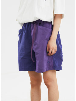 Metallic Nylon Shorts