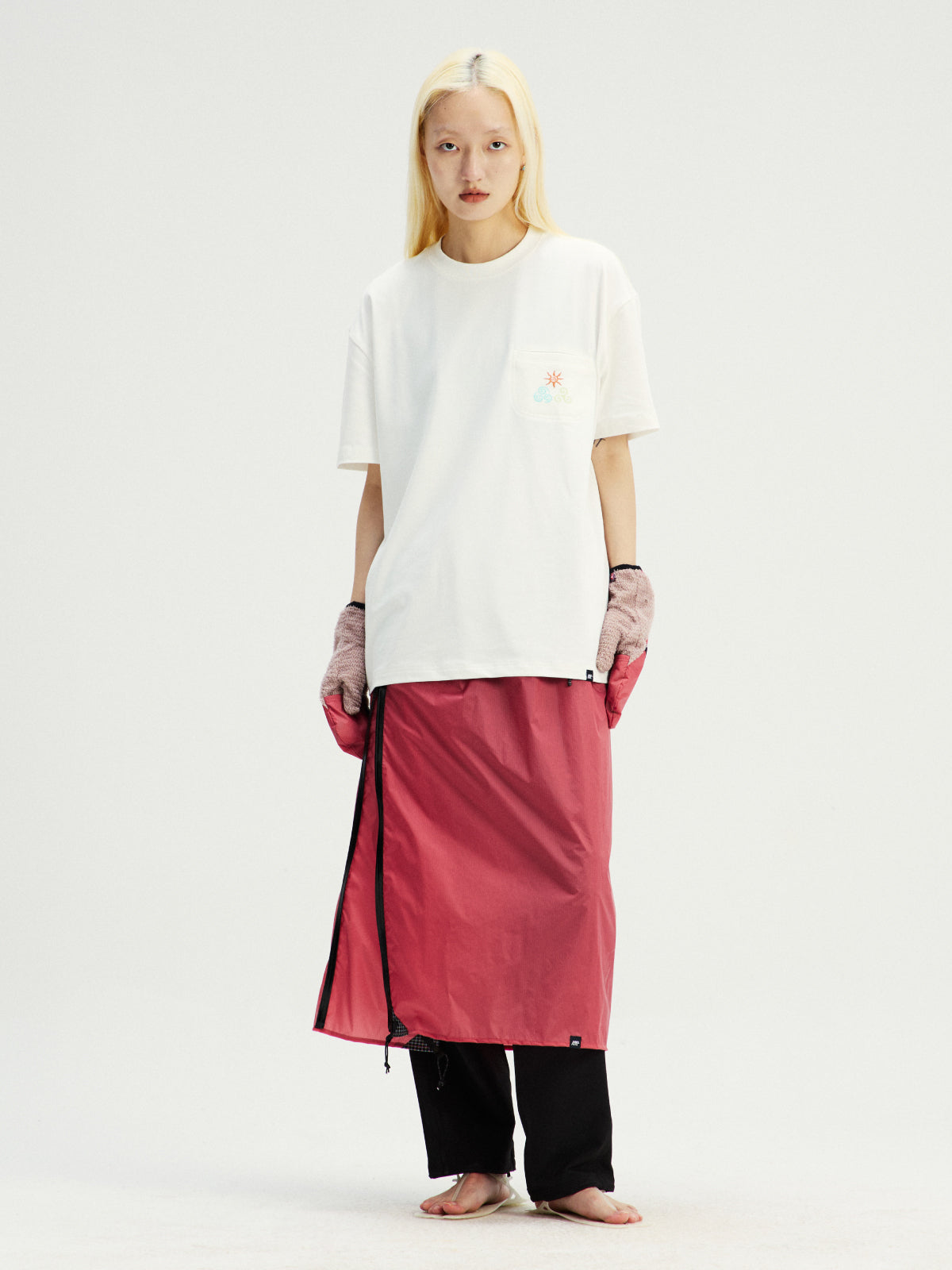 Fire Earth Water Print Short Sleeve Tee