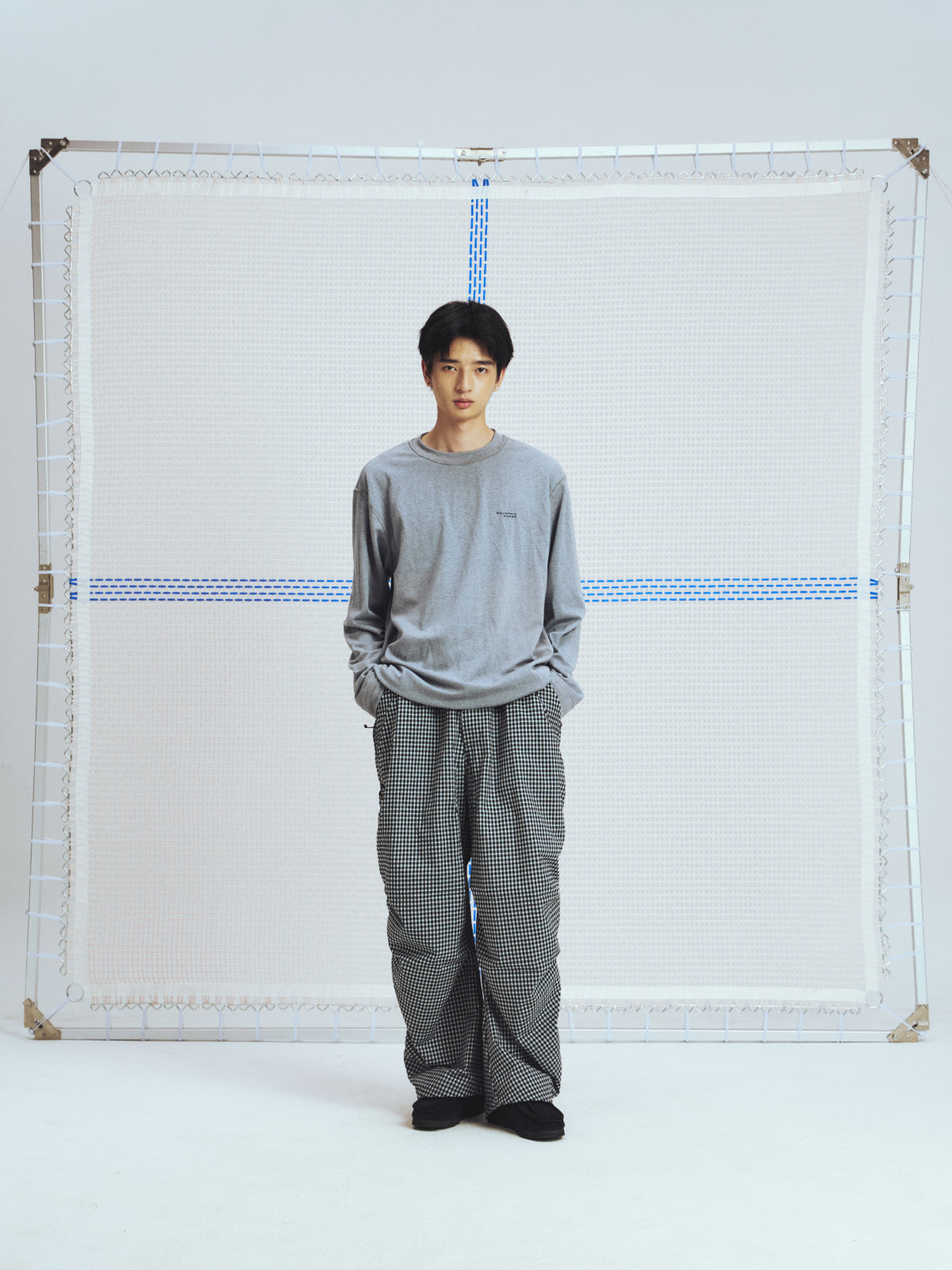 Plaid Parachute Pants