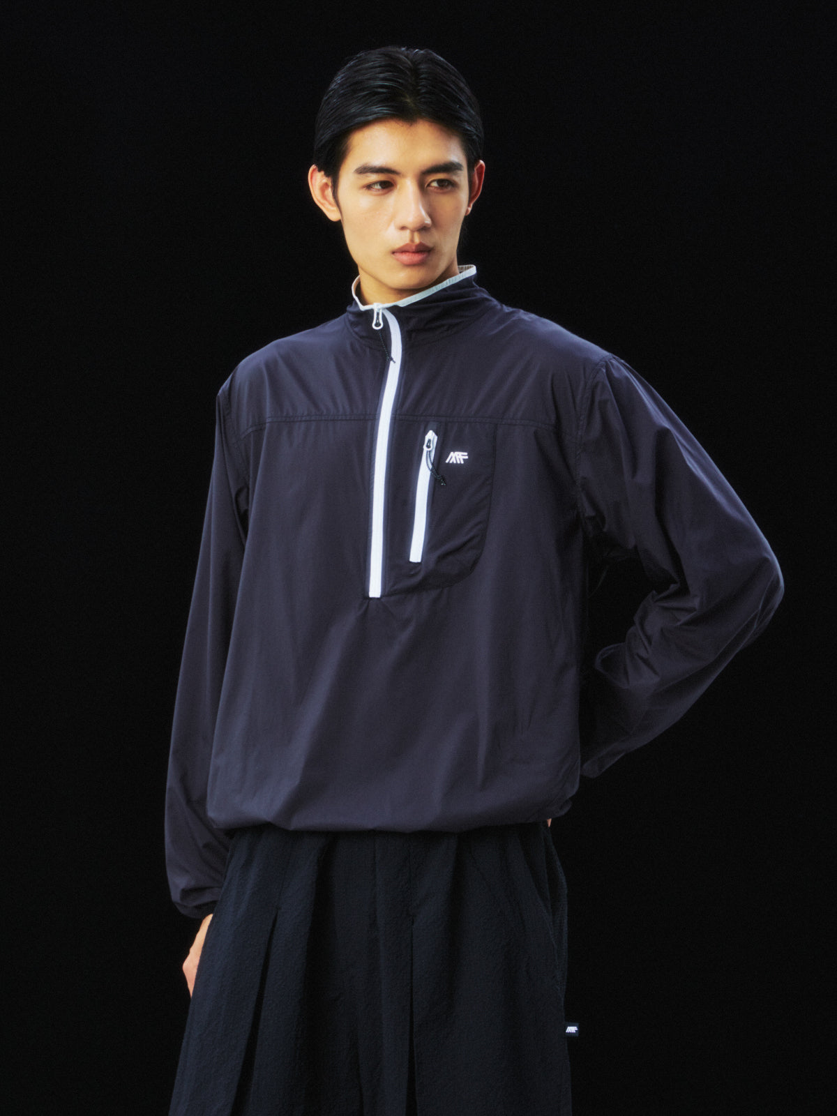 UPF 50+ Half-Zip Stand Collar Sun Protection Jacket