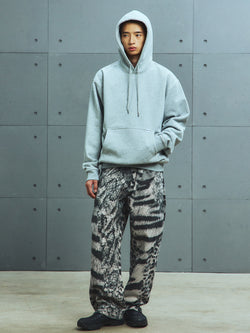 Animal Print Denim Pants