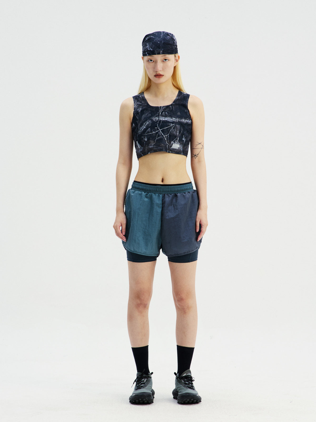 Women Branch Camo Running Tank