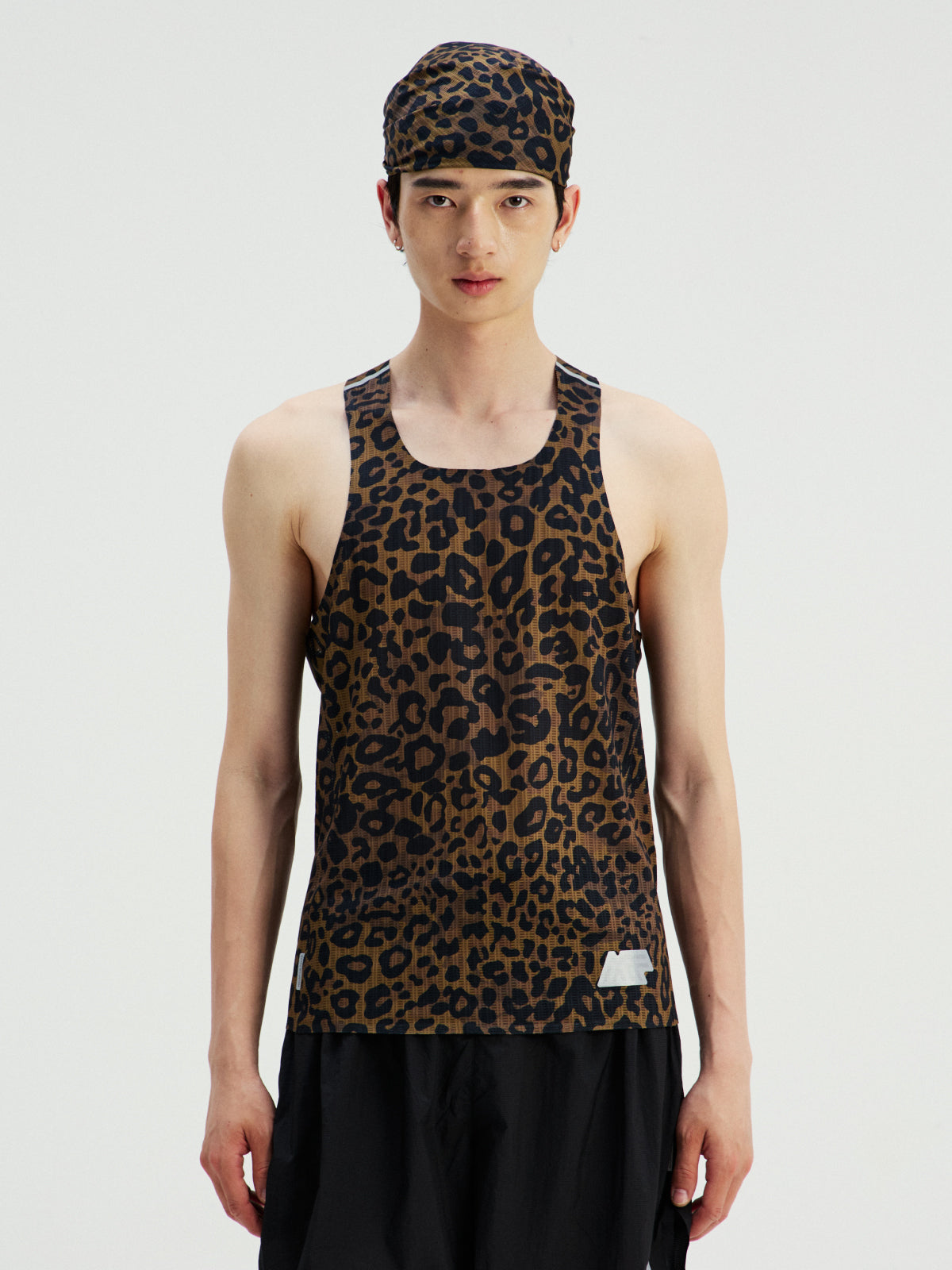Leopard Print Running Tank Top
