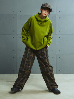 Checkered Removable Pants