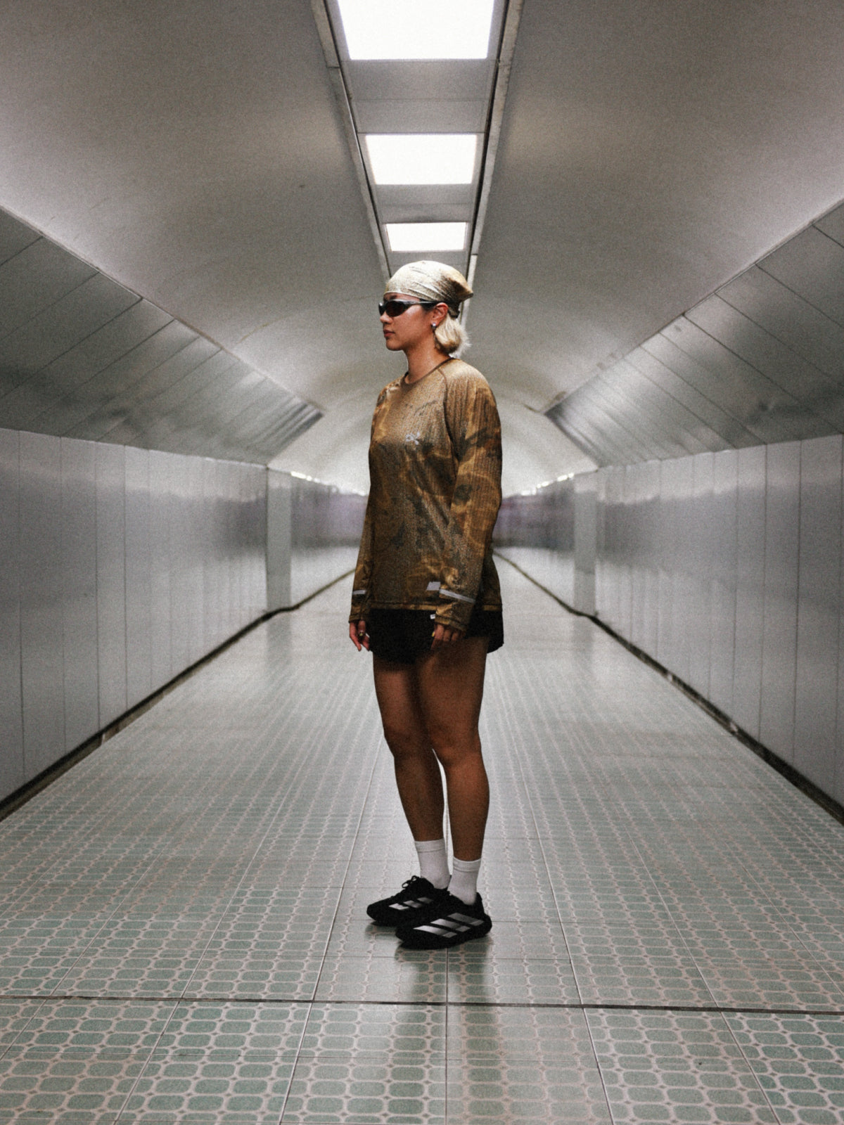 MOUNTAINFEVER X PLAYER Stretch Allover Print Quick Dry Athletic Shirt