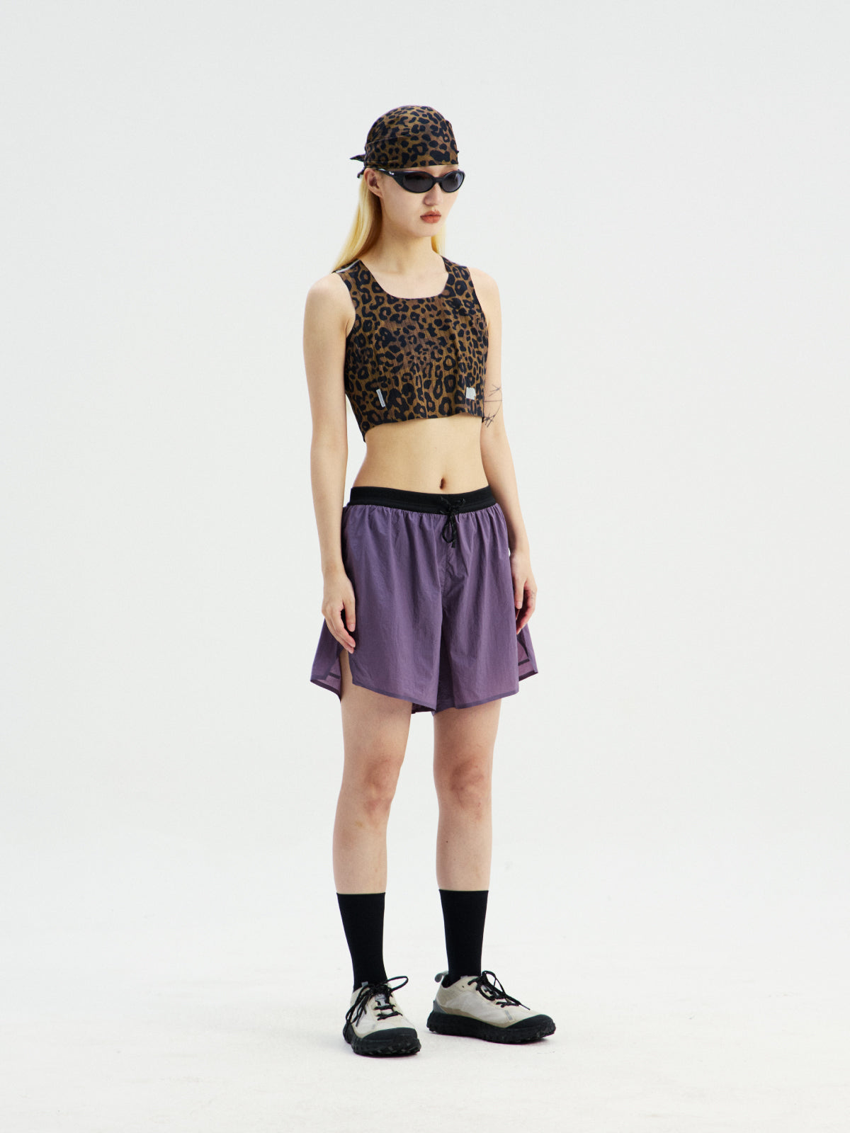 Women's Leopard Print Running Tank Top