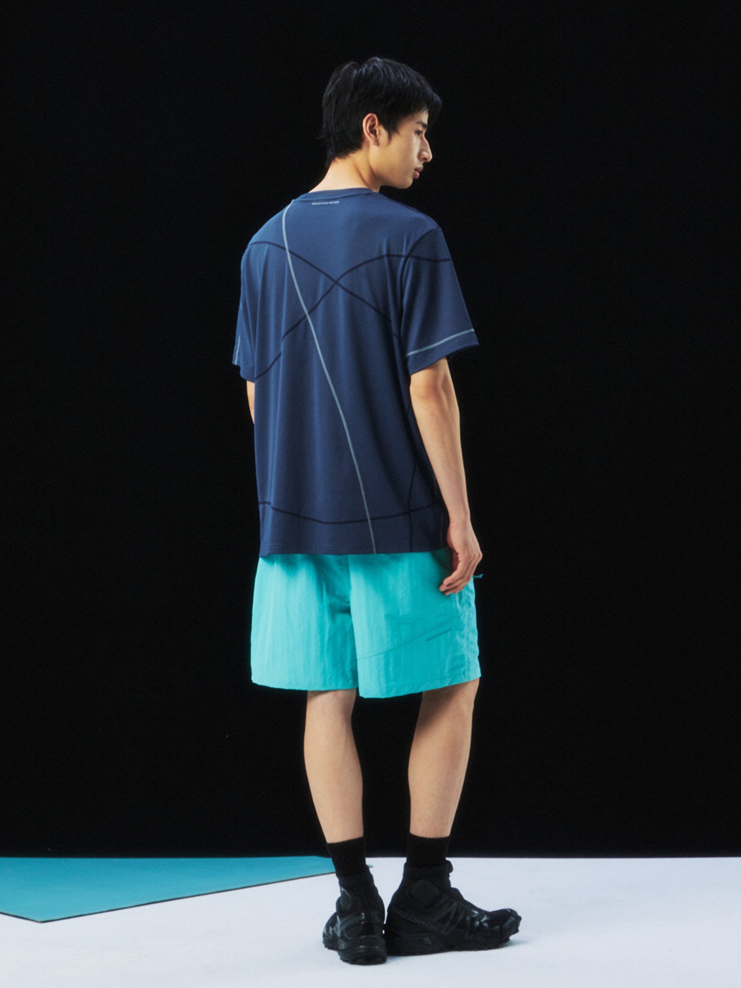 Vine Contrast Trim Quick-Dry Short Sleeve Tee