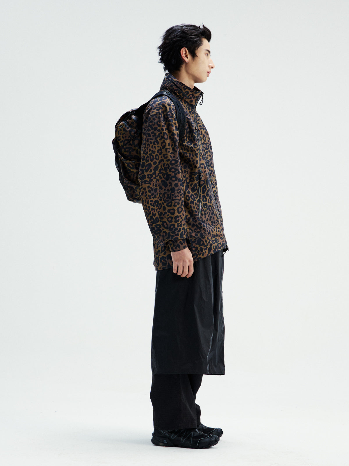 Leopard All Over Print Waterproof Jacket