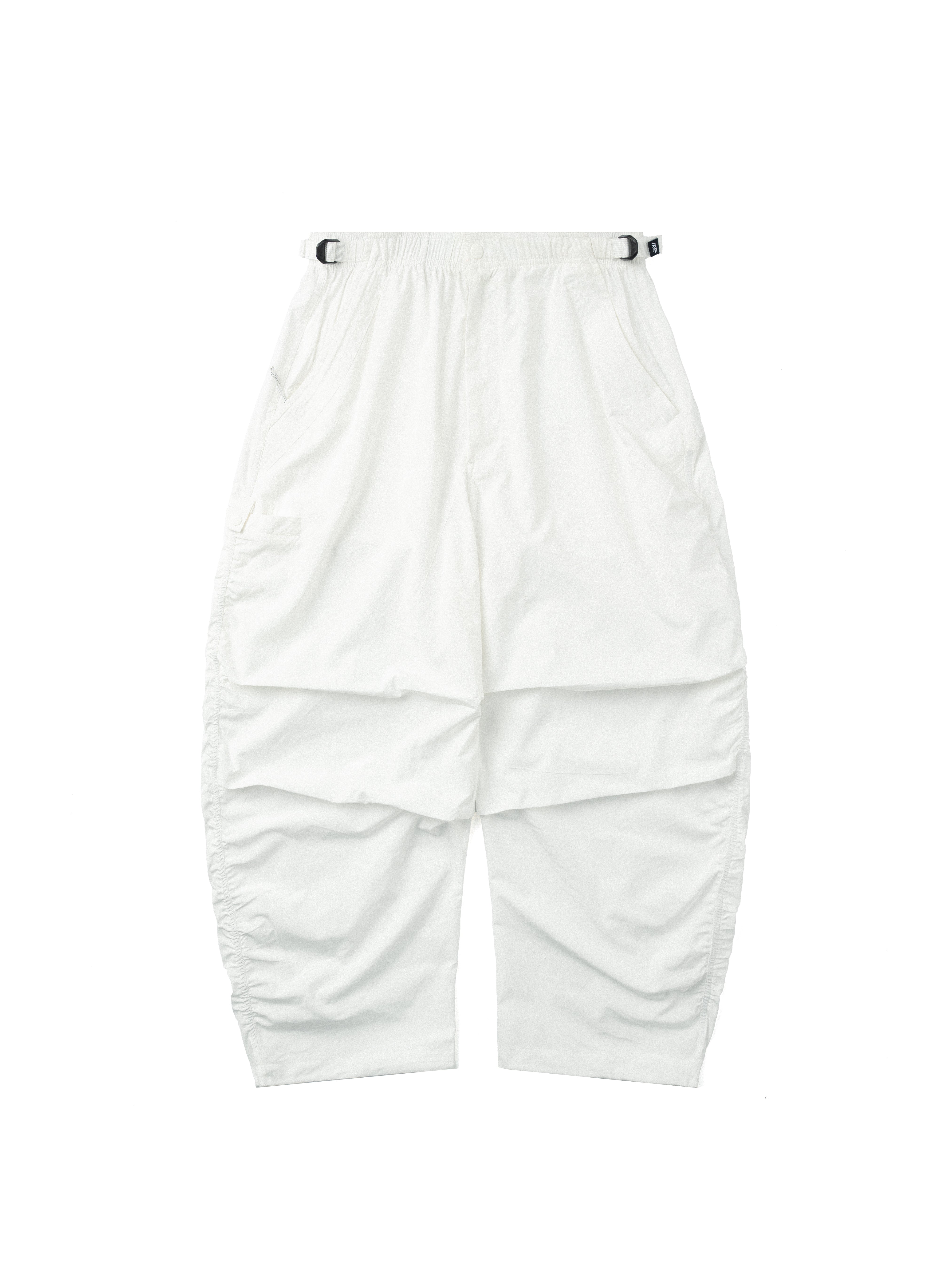Belted Scimitar Silhouette Paratrooper Pants