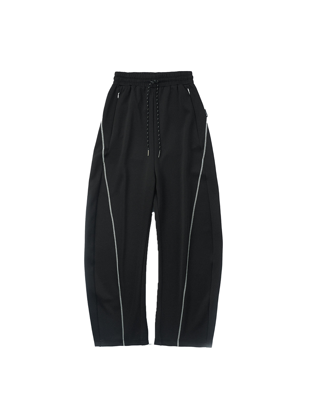 Color-Blocking Topstitch Kukri Sports Pants