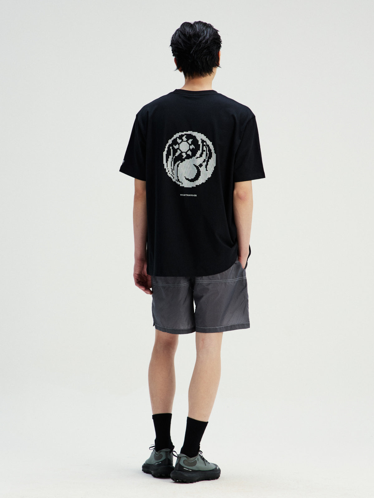 Sun Moon Flower Logo Short Sleeve Tee