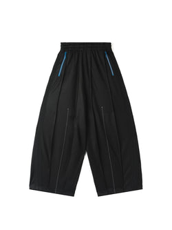 Color-blocked Loose-fit Sports Pants