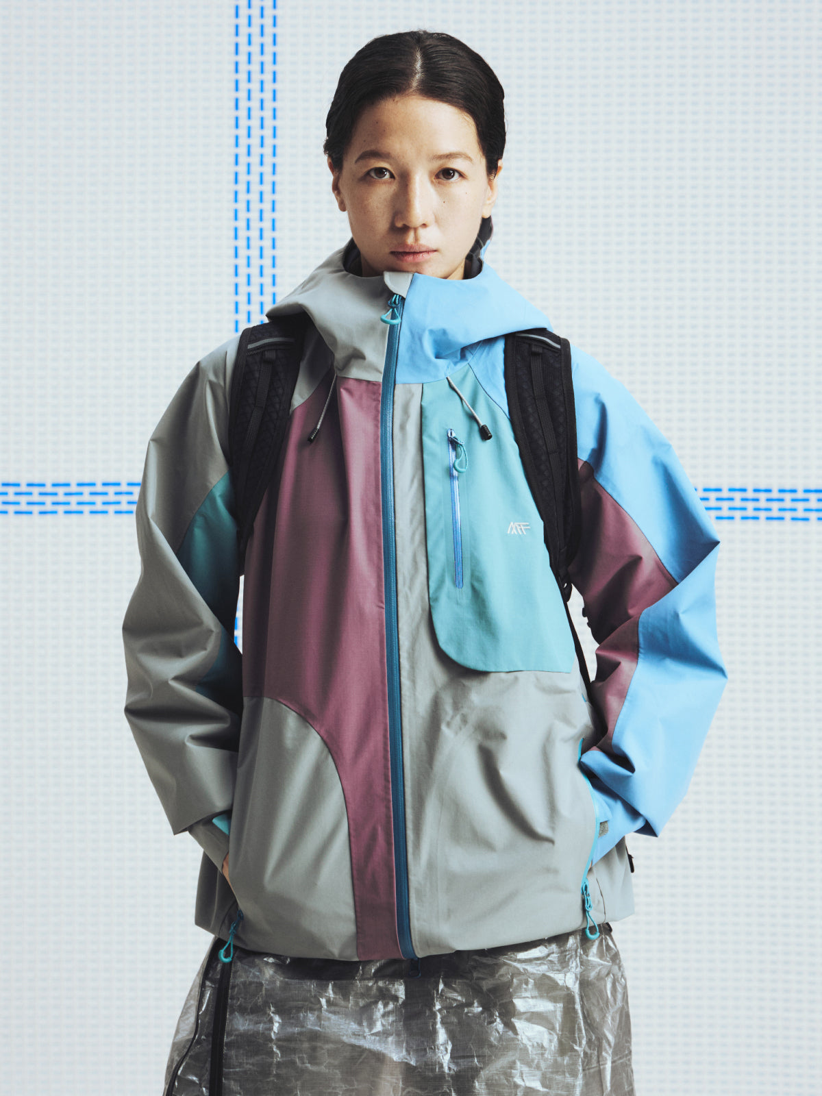 Color Block Waterproof Jacket
