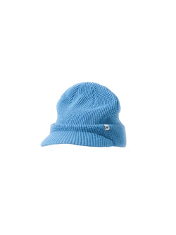 Brimmed Wool Knit Beanie