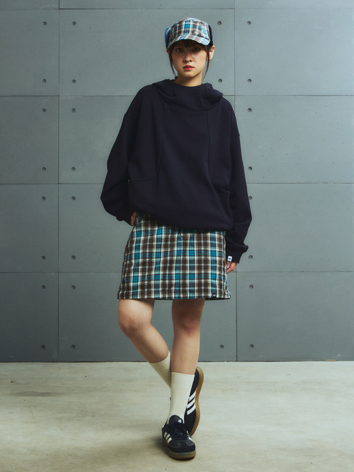 Structured Hooded Sweatshirt