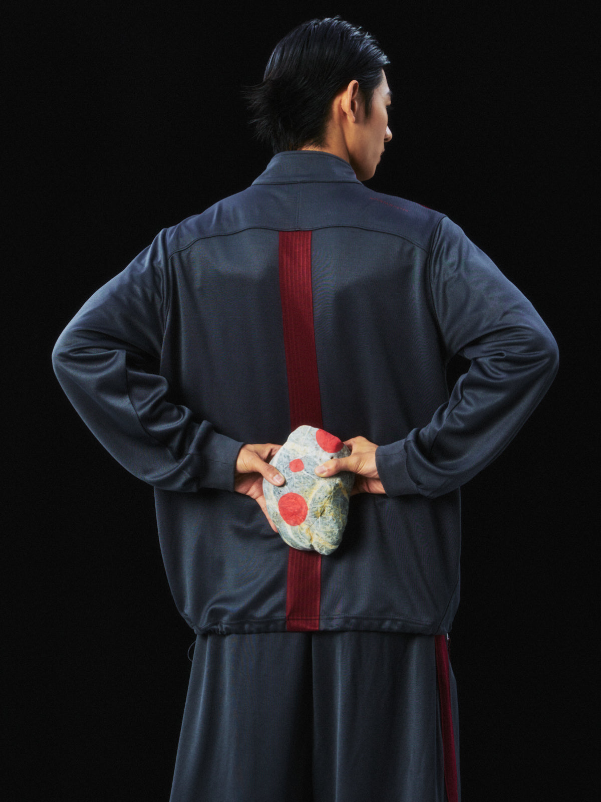 Color-block Stand Collar Sports Jacket