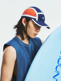 Color-blocked surf hat