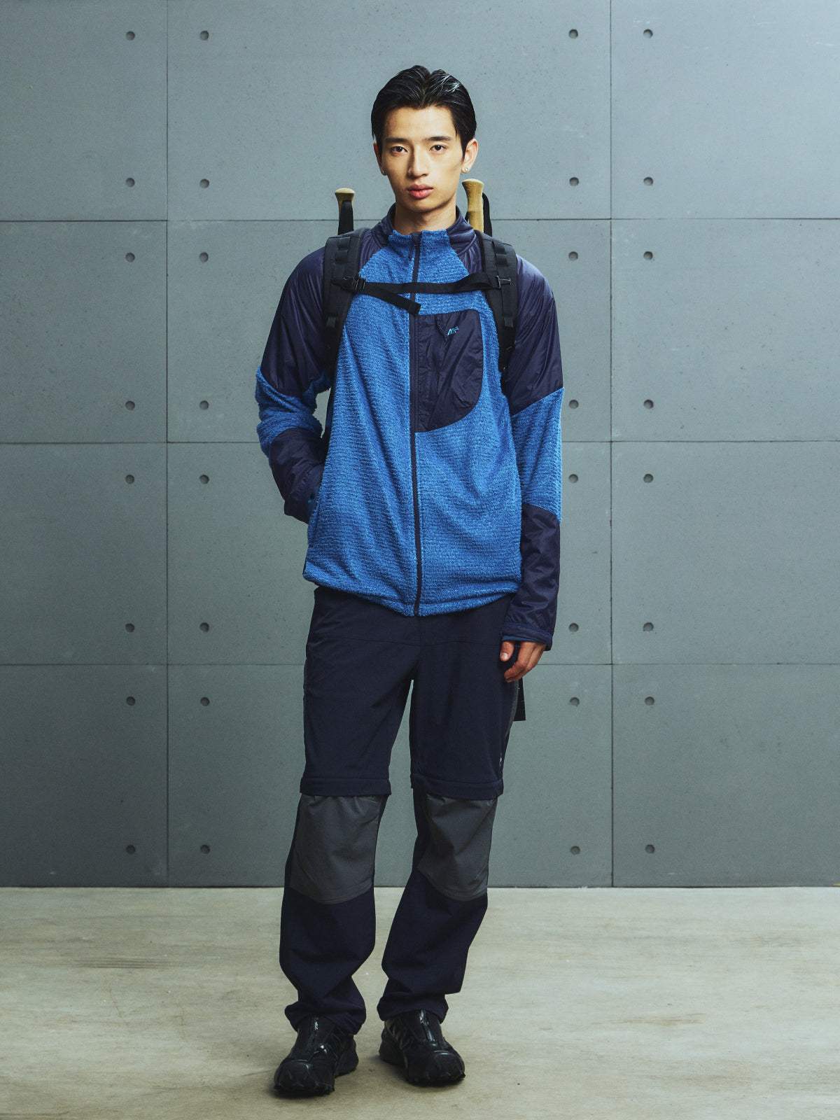 Lightweight Primaloft® fleece stand-collar jacket