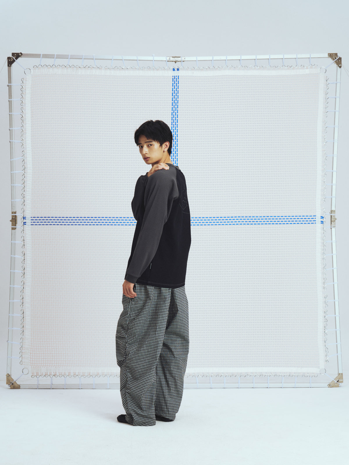 Plaid Parachute Pants