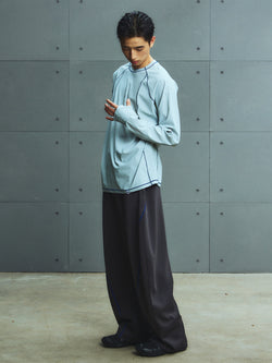 Contrast Stitch Quick-Dry Long Sleeve Tee