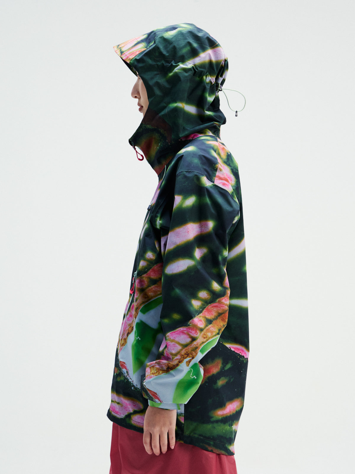 Botanical All Over Print Waterproof Jacke