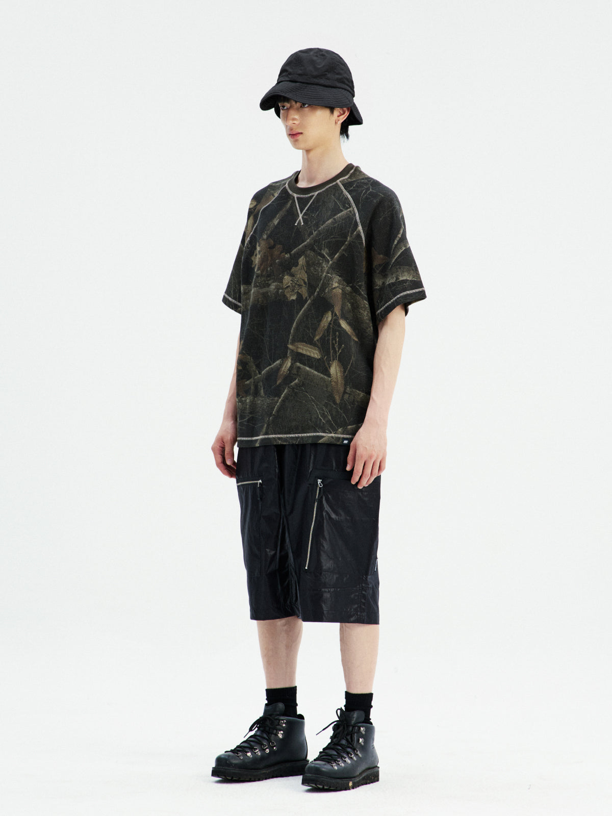 Double Brim Bucket Hat