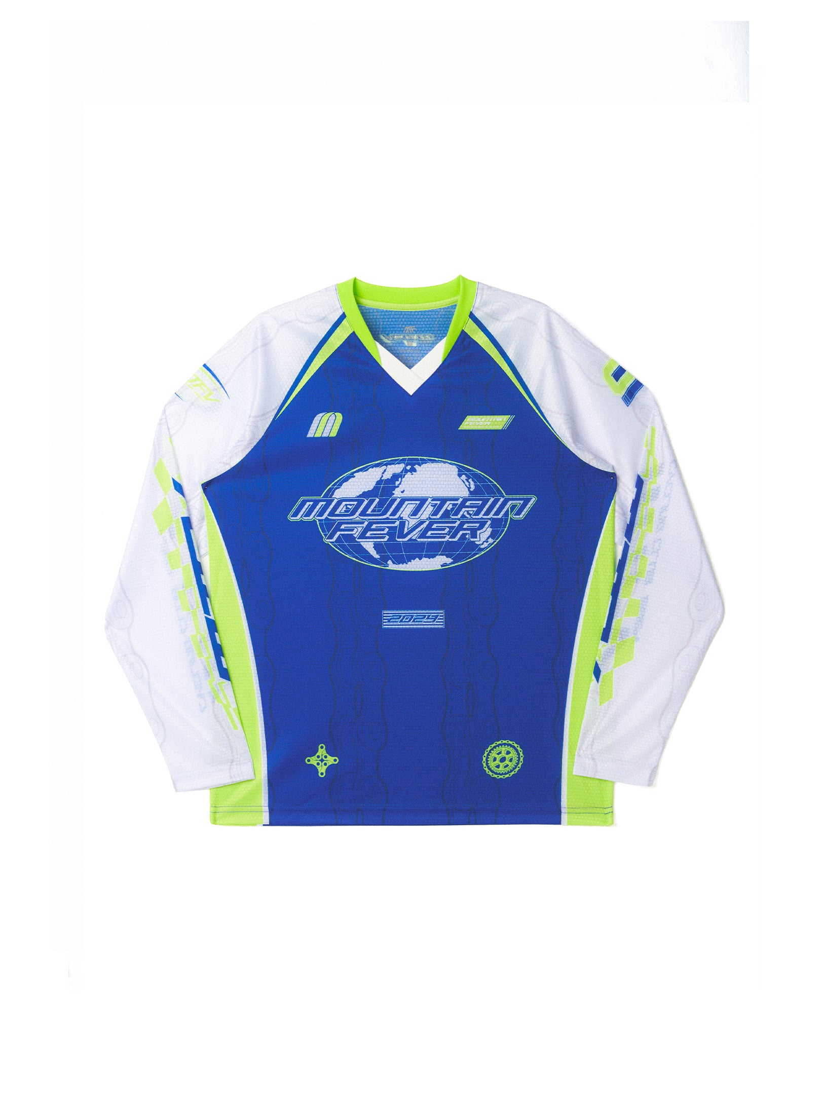 Chain Pattern Quick-Dry Cycling Jersey