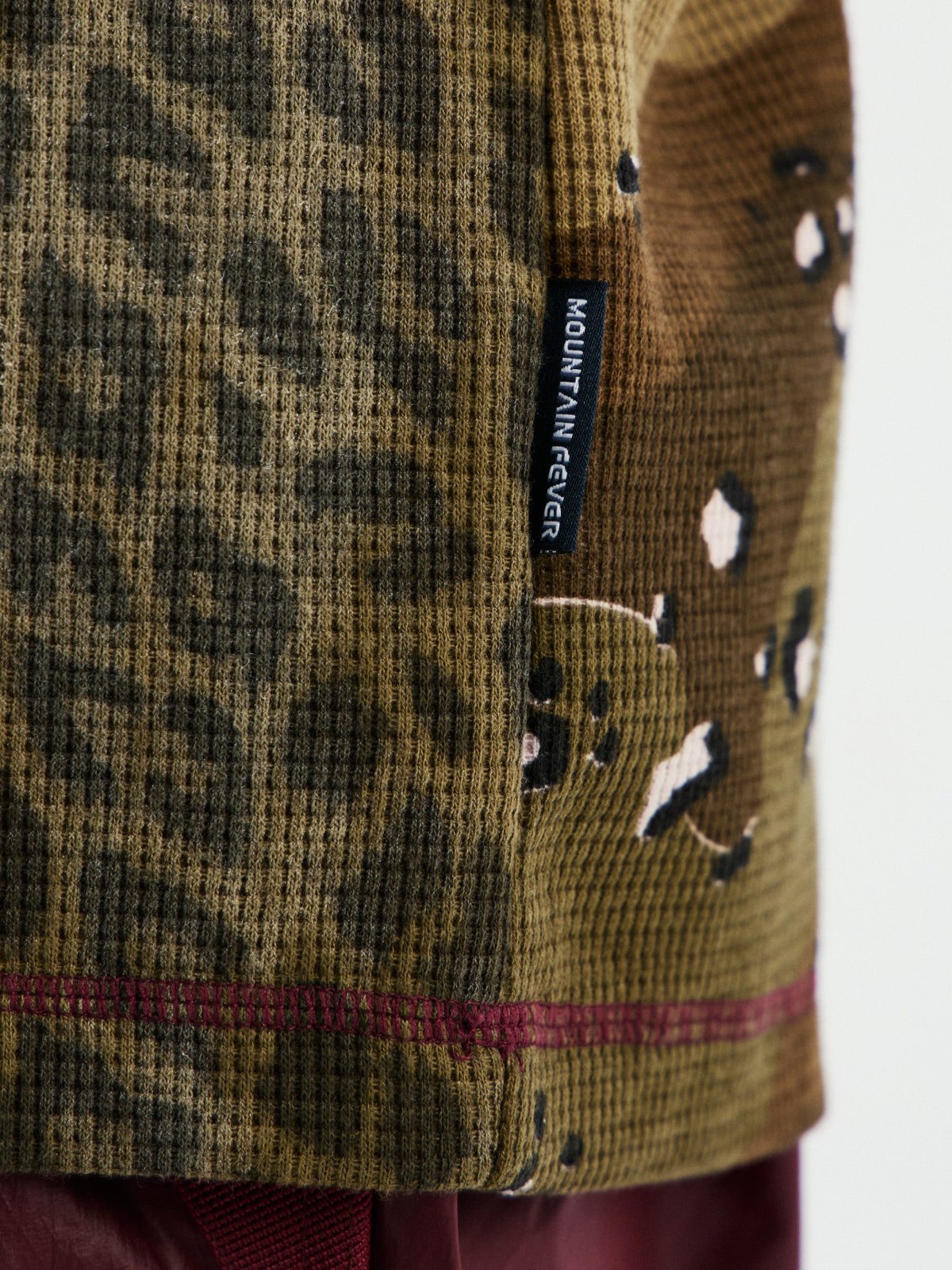 Camouflage Leopard Waffle Tee
