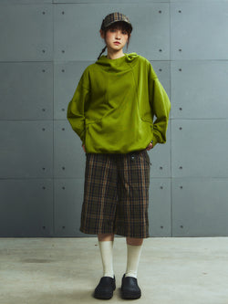 Checkered Removable Pants