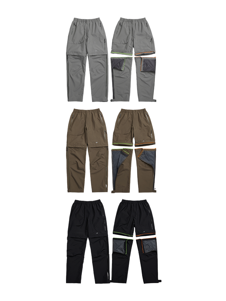 Taped Seam Waterproof Detachable Hiking Pants