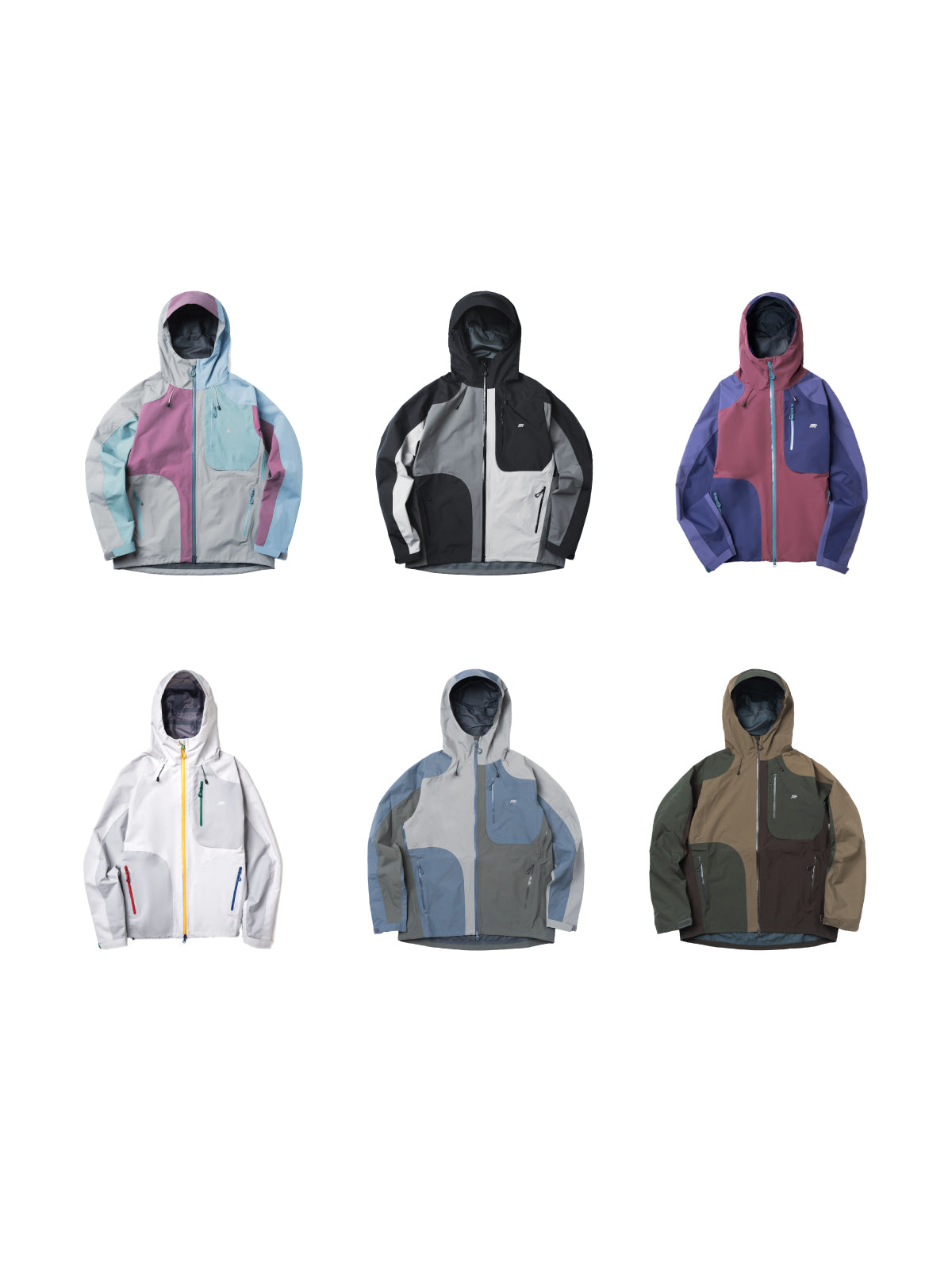 Color Block Waterproof Jacket