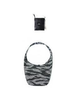 Tiger Stripe Camouflage Washed and Distressed Hobo Bag