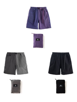 Metallic Nylon Shorts