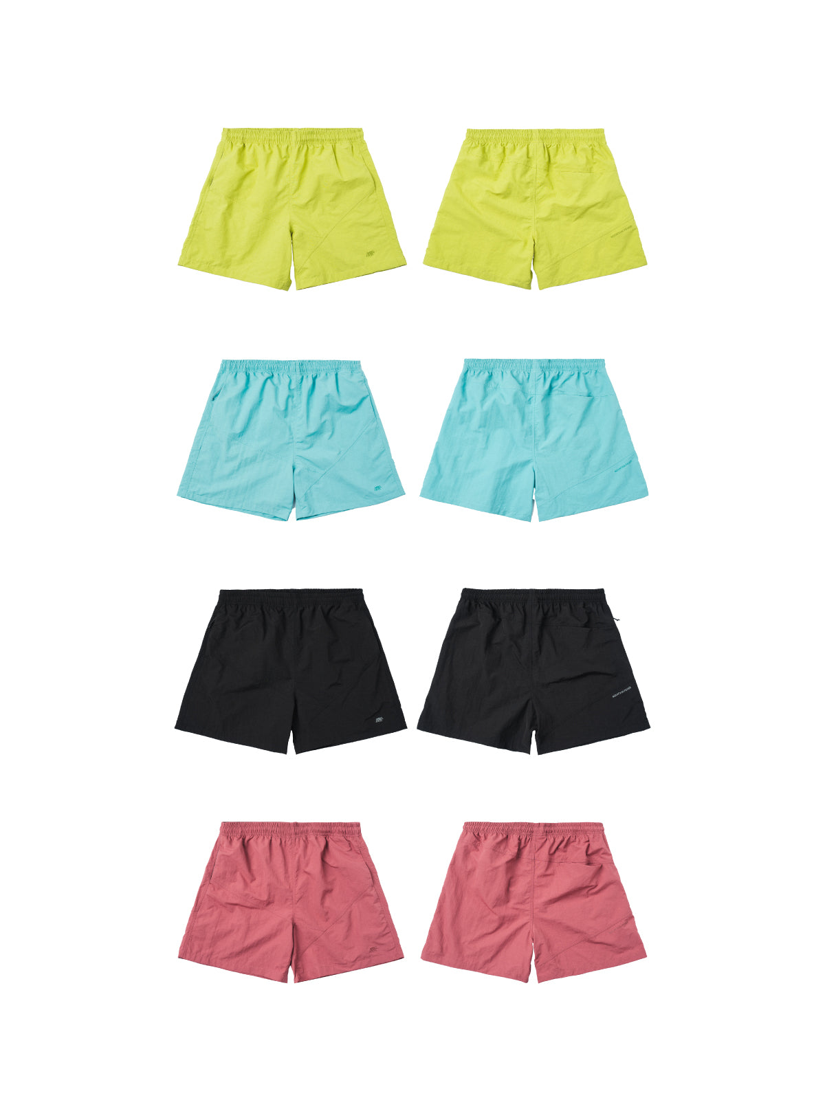 Asymmetrical Panel Structured Cargo Shorts