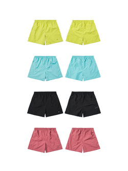 Asymmetrical Panel Structured Cargo Shorts