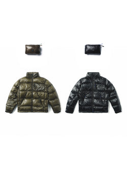 Lightweight Packable Water-Repellent Stand-Collar Down Jacket
