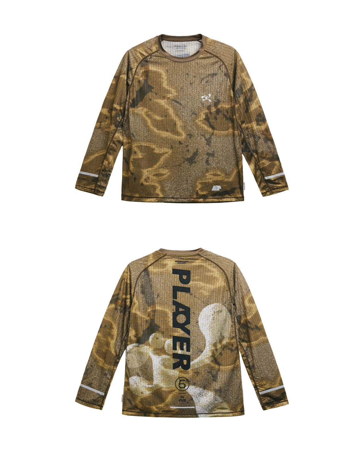 MOUNTAINFEVER X PLAYER Stretch Allover Print Quick Dry Athletic Shirt