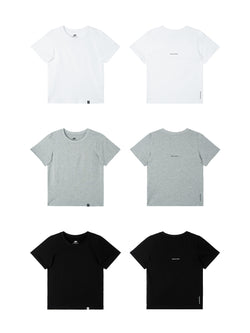 Women's solid color TEE