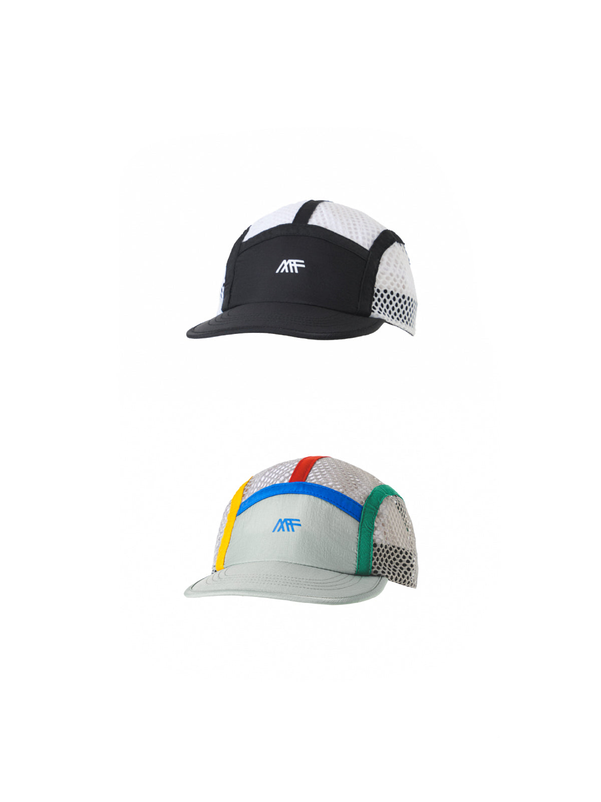 Contrast-Trimmed Mesh Sun Hat
