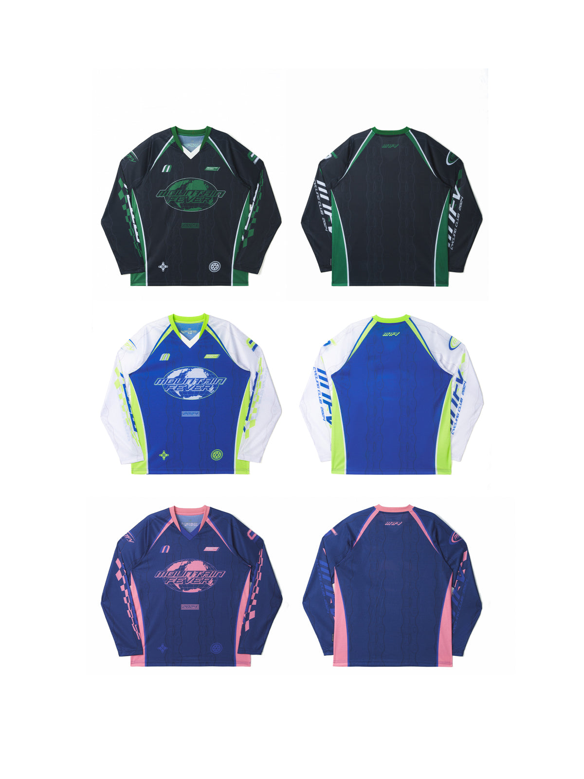 Chain Pattern Quick-Dry Cycling Jersey
