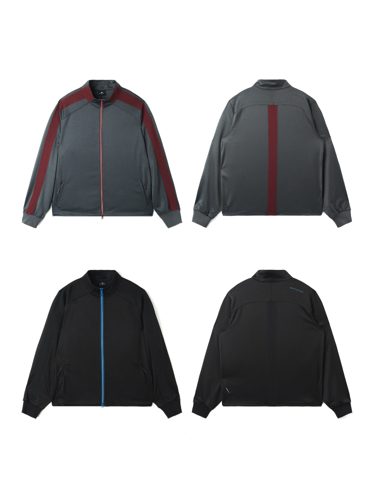 Color-block Stand Collar Sports Jacket