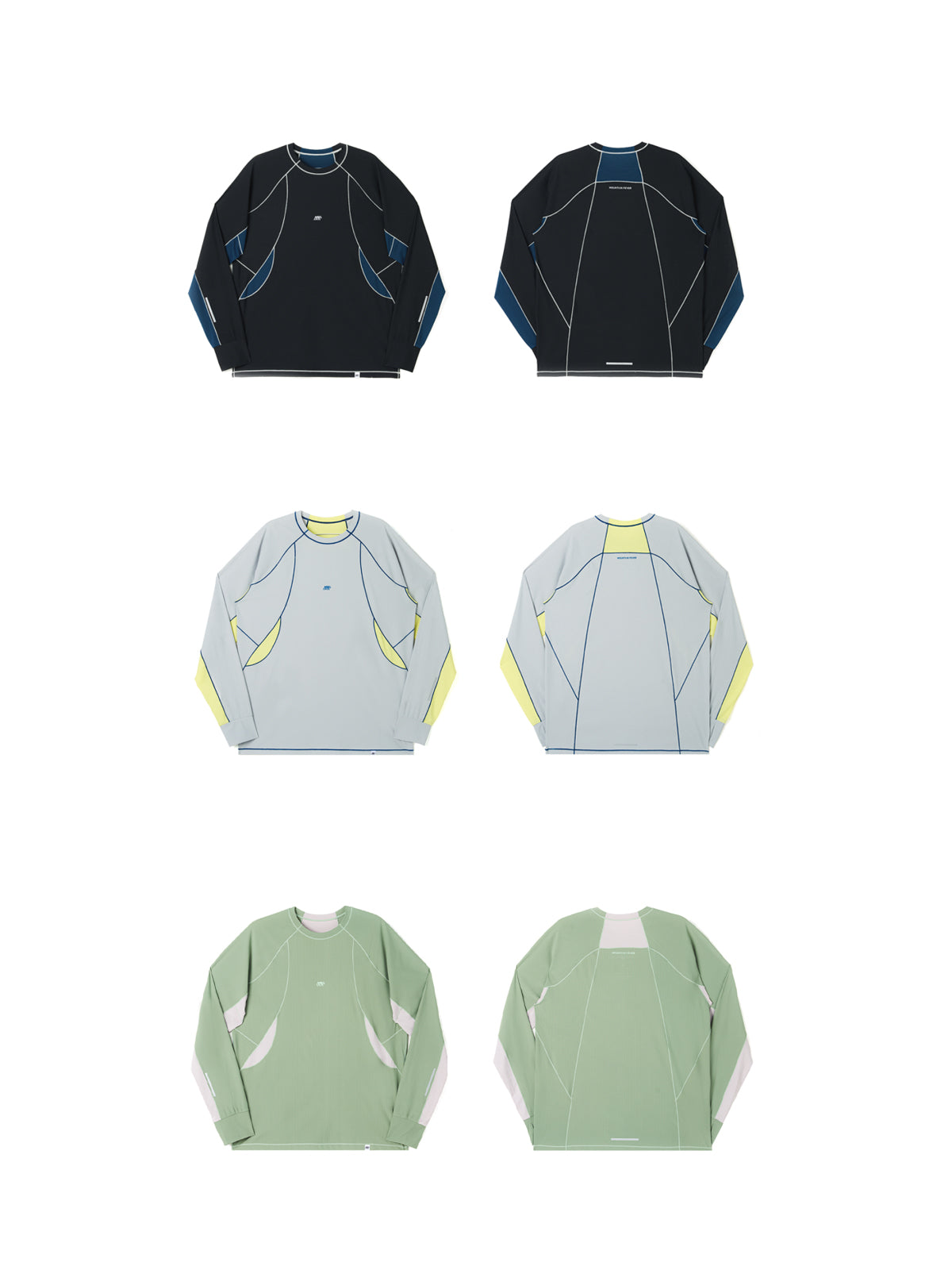 Contrast Stitch Quick-Dry Long Sleeve Tee