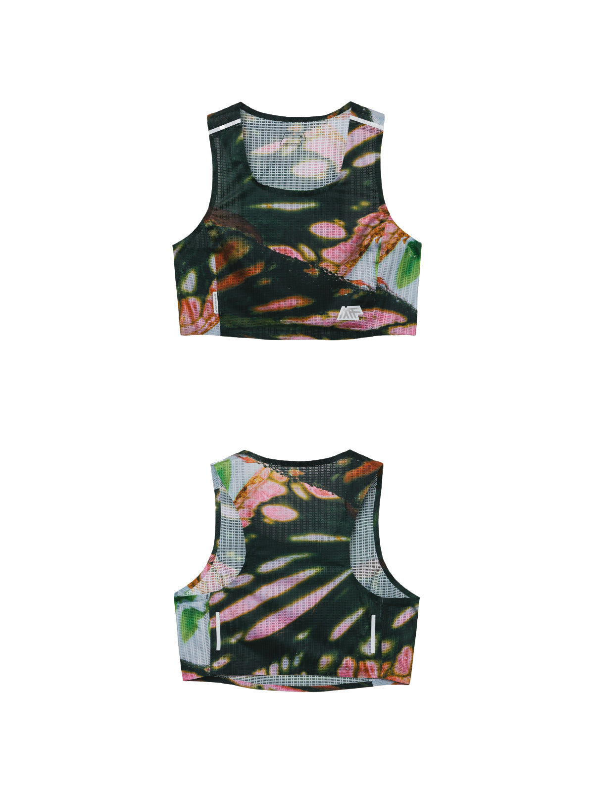 Women Plant Print Running Tank