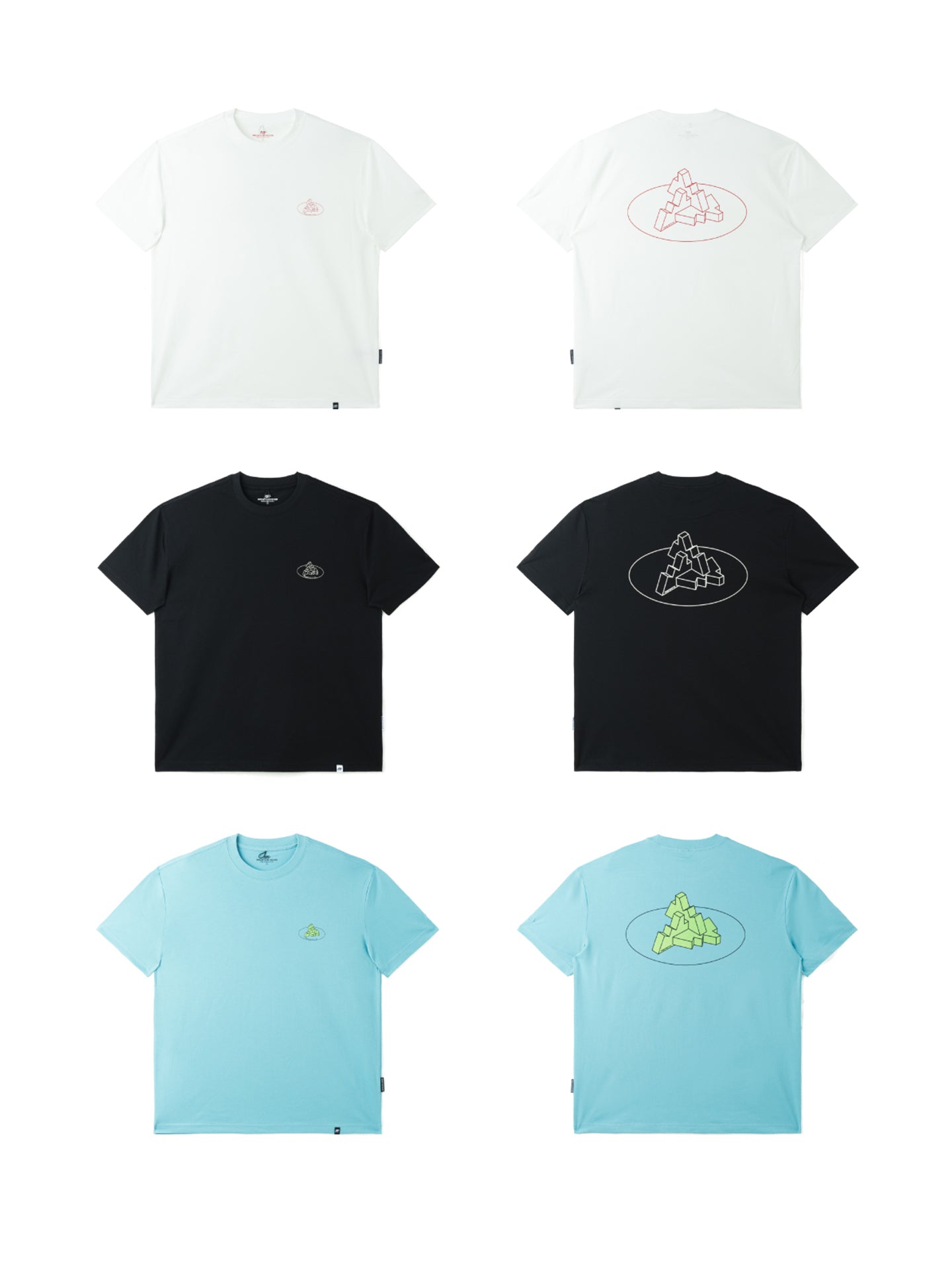 Mosaic Mountain Island Logo Cool-Tech Short Sleeve Tee