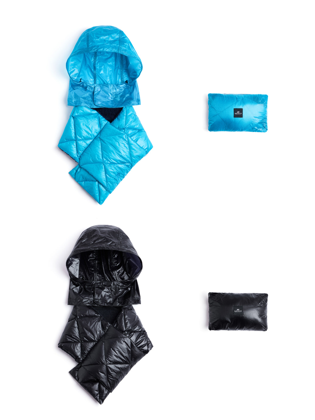 Detachable Hood Down Scarf