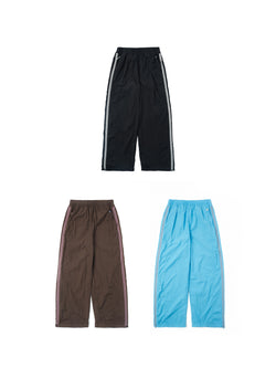 Color-blocked Zip Slit Pants