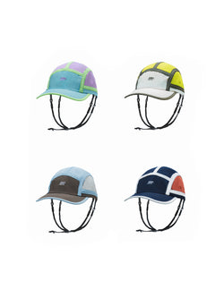 Color-blocked surf hat