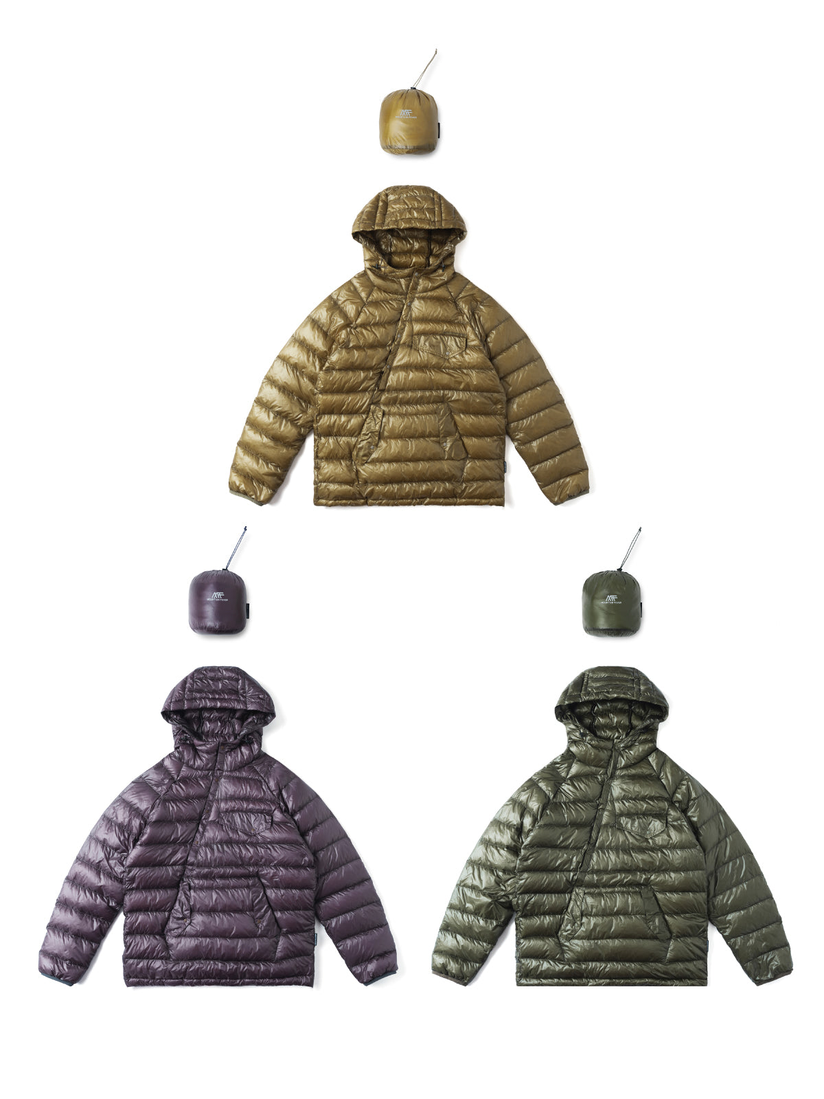 Quilted Hooded Down Jacket