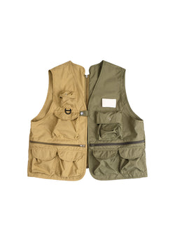 Fishing Color-Blocked Detachable Vest