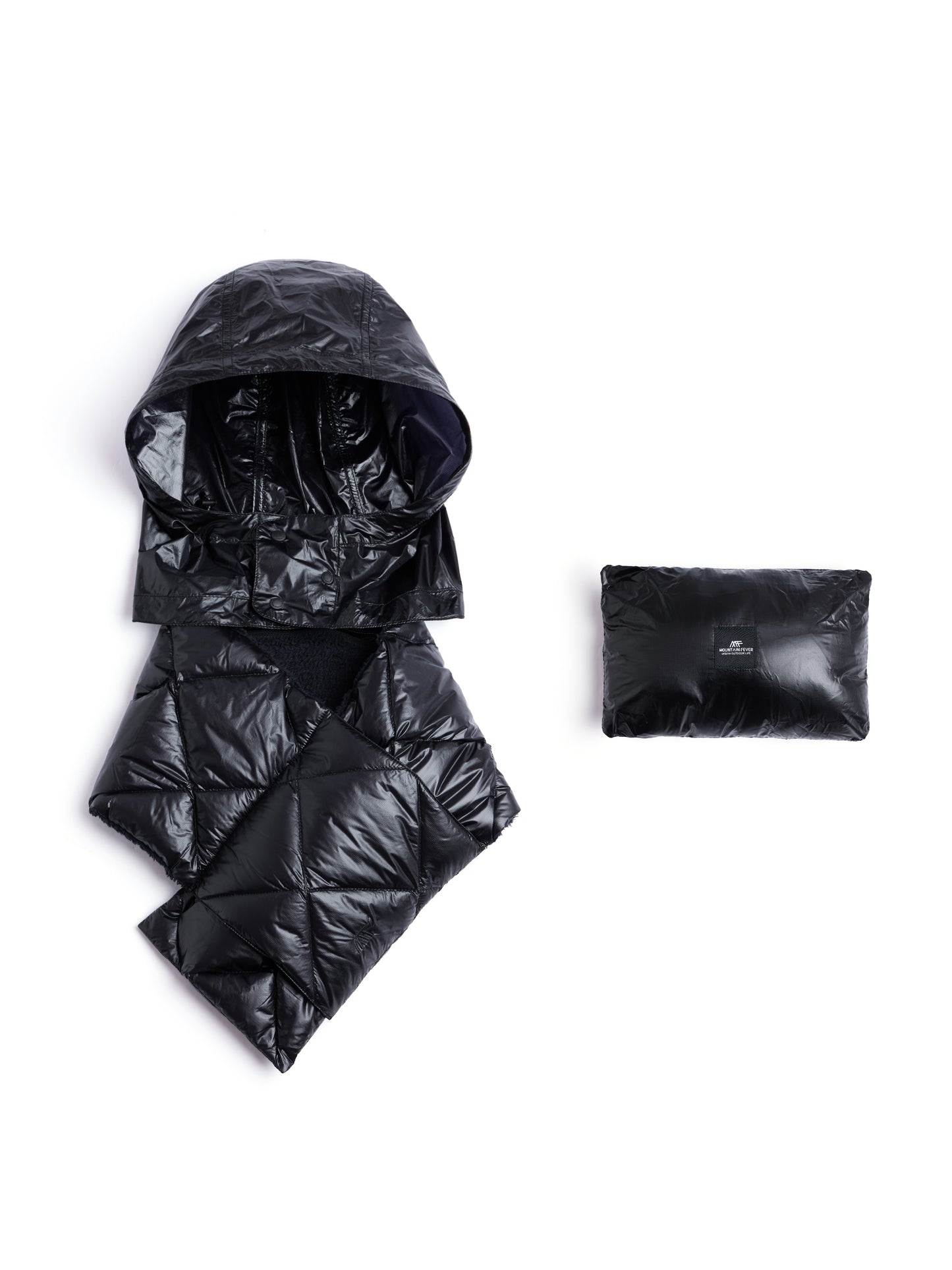 Detachable Hood Down Scarf